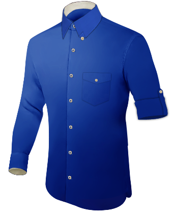 Mens Formal Shirts with Hidden Button