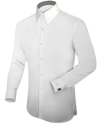 Shopping Chemise with French Collar 1 Button