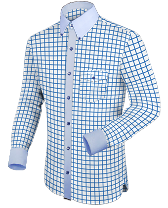 Chemise Verte with Italian Collar 2 Button