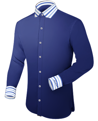 Chemise A Fleur with Italian Collar 1 Button