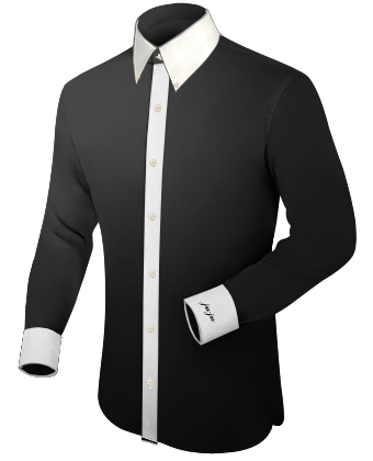 Chemise Col Blanc with Button Down