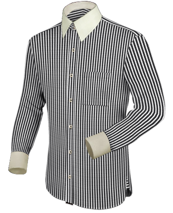 Chemise Manche Mousquetaire with English Collar