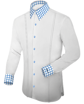 Chemise Soldes with French Collar 2 Button