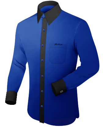 Chemise Sure Mesure En Ligne with French Collar 2 Button