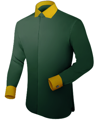 Chemises Ray�es with English Collar