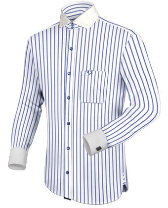 Slim Fit Shirt with Italian Collar 2 Button