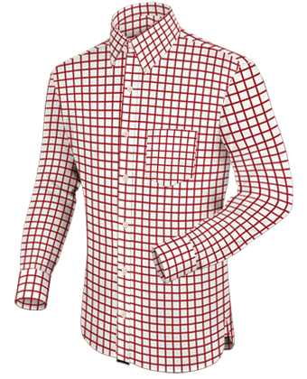 Chemise Pour Uniformes with Italian Collar 1 Button