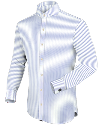 Chemise Col Mao Homme with Cut Away 1 Button