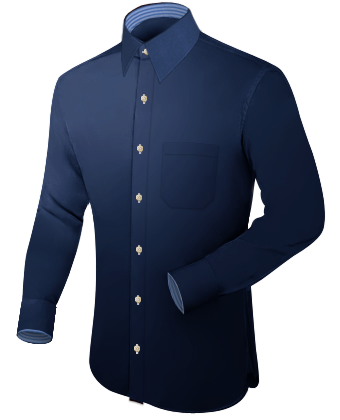 Chemise Coton with French Collar 1 Button