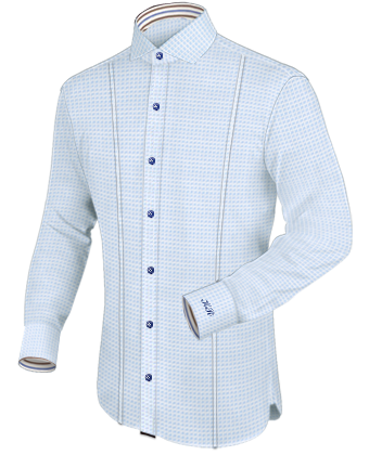 Chemises Cintr�es with Italian Collar 1 Button