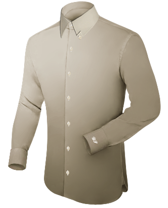 Chemise Cintr� with Hidden Button