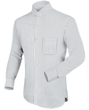 Short Sleeves Shirt with Band