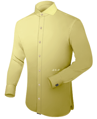Chemise Poignet Mousquetaire with Italian Collar 1 Button