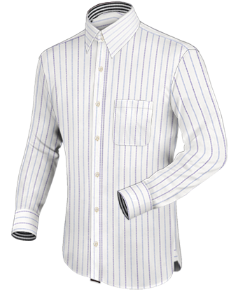 Vente Chemise Marque with French Collar 2 Button