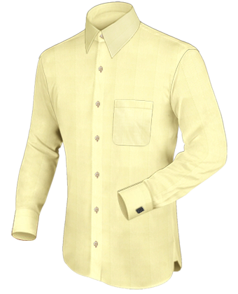 Chemise Italienne Cintr�e with Italian Collar 1 Button