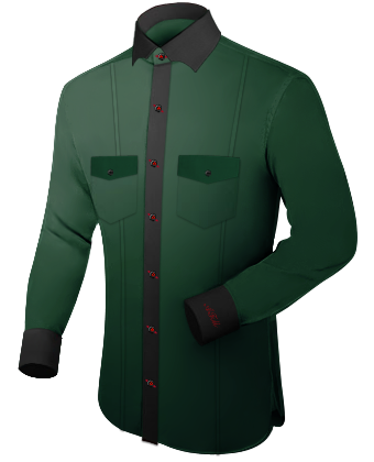 Chemise Homme Fashion with Batman Collar