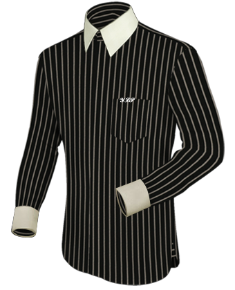 Vetement Degriffe with French Collar 2 Button