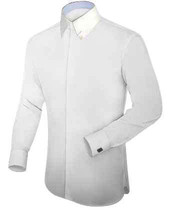Chemise Cintr�e Pour Homme with Hidden Button