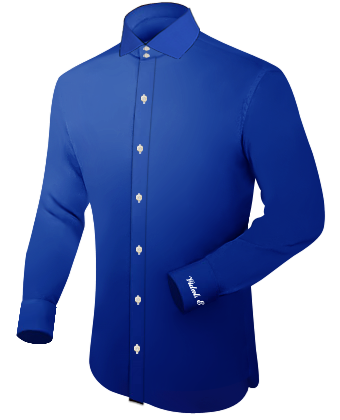 Chemise Grande Taille with Italian Collar 2 Button