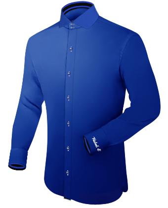 Chemise Homme De Marque with Italian Collar 2 Button