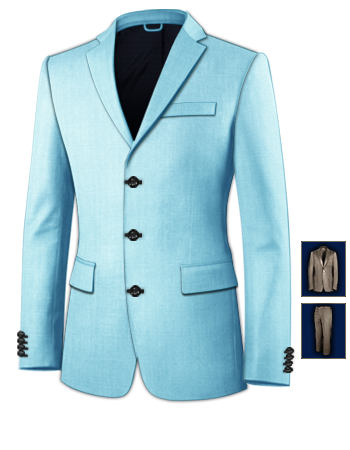 Costume Mari� Homme Pas Cher with 3 Buttons, Single Breasted