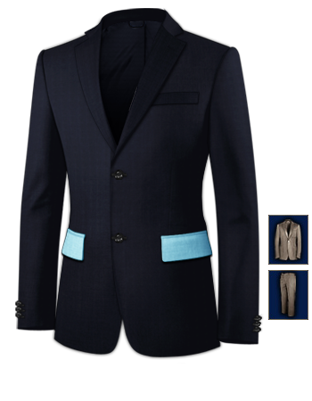 Magasin Costume Marseille with 2 Buttons, Single Breasted