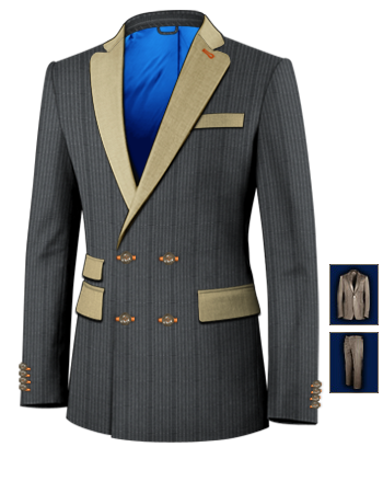 Costume Mode 2011 with 4 Buttons,double Breasted (2 To Close)
