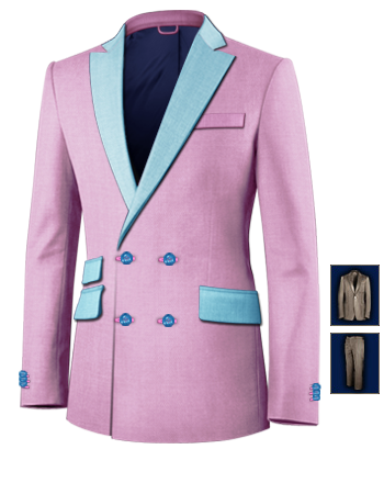 Costumes Pas Cher A Lyon with 4 Buttons,double Breasted (2 To Close)