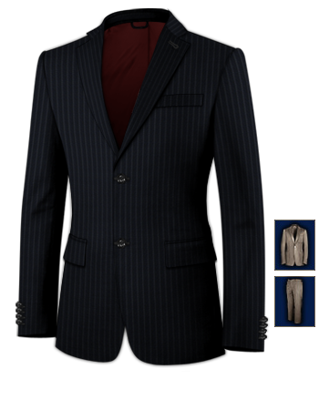 Costume Stones with 2 Buttons, Single Breasted