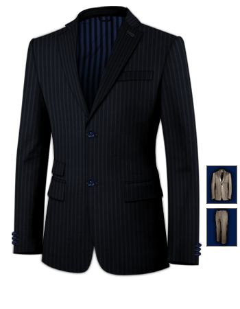 Costume Professionnel De Luxe with 2 Buttons, Single Breasted