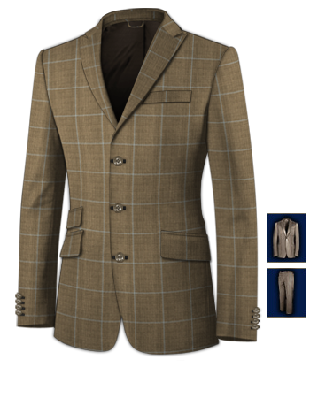 Costumes Tarifs D�griff�s Paris with 3 Buttons, Single Breasted
