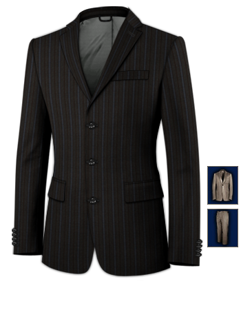 Costume Sur Mesure A 100 Euros with 3 Buttons, Single Breasted