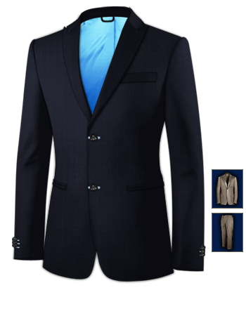 Marque De Costume with 2 Buttons, Single Breasted