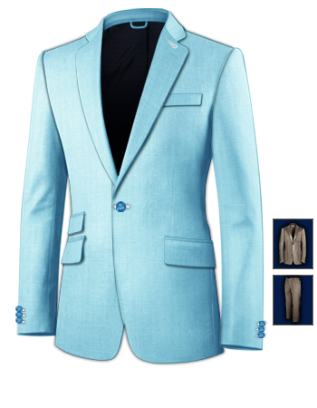 Boutique Costume Paris with 1 Button, Single Breasted