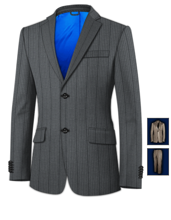 Costume D�contract� with 2 Buttons, Single Breasted