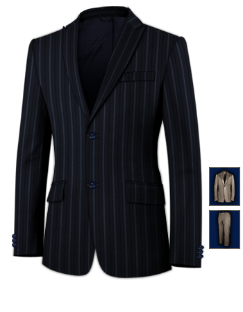 Costume Pour Mari�s with 2 Buttons, Single Breasted