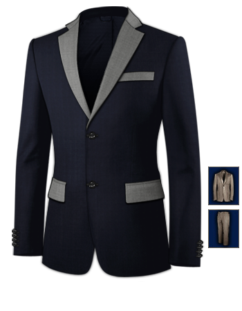 Grand Costume with 2 Buttons, Single Breasted