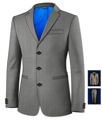 Confection De Costume En Ligne with 3 Buttons, Single Breasted