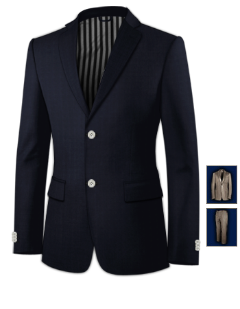 Costume Deluxe with 2 Buttons, Single Breasted