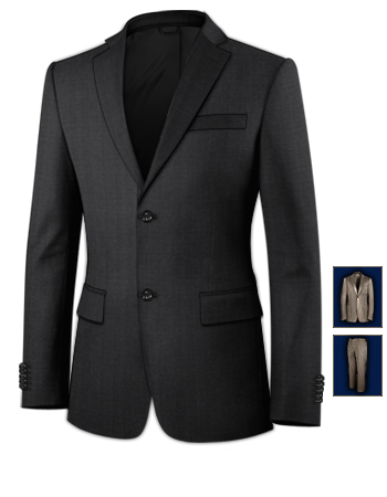 Boutique Costume Homme Paris with 2 Buttons, Single Breasted