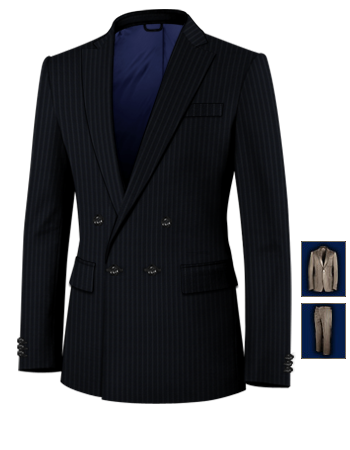 Costume Mise Au Green with 4 Buttons, Double Breasted (1 To Close)