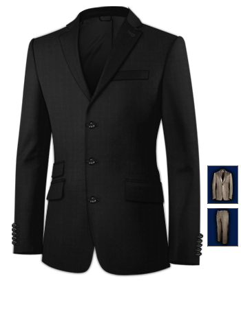 Costume News with 3 Buttons, Single Breasted