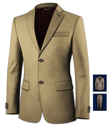Veste Sur Mesure with 2 Buttons, Single Breasted