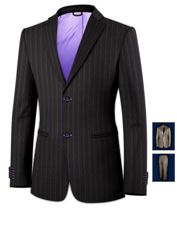 Costume Beige Et Bordeaux with 2 Buttons, Single Breasted