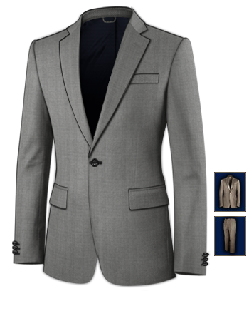 Costumes Homme Galeries with 1 Button, Single Breasted