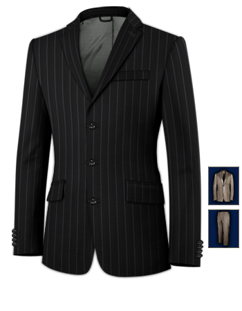 Costume Sur Mesure Electronique with 3 Buttons, Single Breasted
