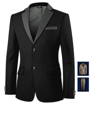 Costumes Venise with 2 Buttons, Single Breasted