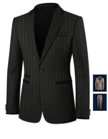 Costume Homme Classe with 1 Button, Single Breasted