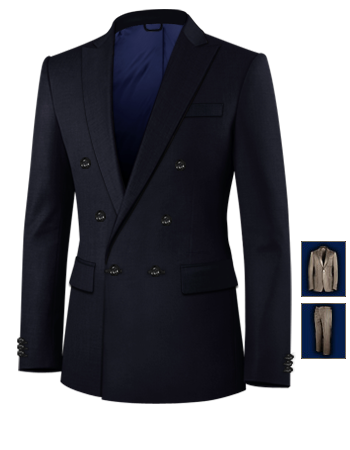 Luxe Costume with 6 Buttons, Double Breasted (1 To Close)