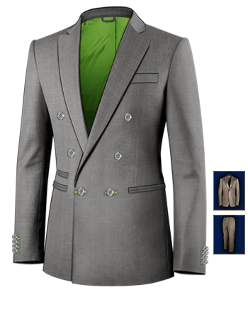 Achat Costume De Marque with 6 Buttons, Double Breasted (1 To Close)
